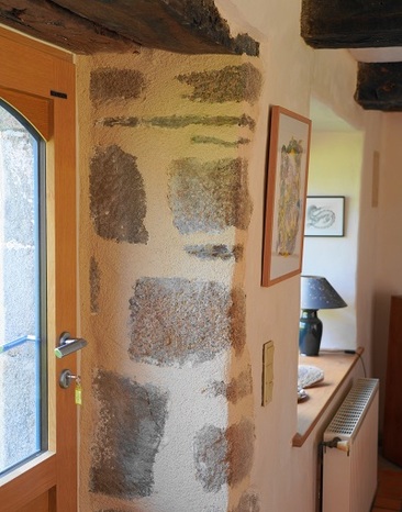 Salon intérieur à la chaux
